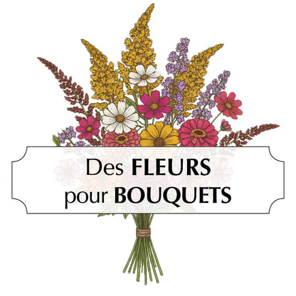 ASSORTIMENT DE FLEURS POUR BOUQUETS 