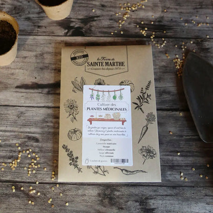 ASSORTIMENT POUR CULTIVER DES PLANTES MÉDICINALES 
