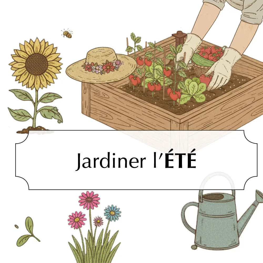 ASSORTIMENT POUR JARDINER L'ÉTÉ 