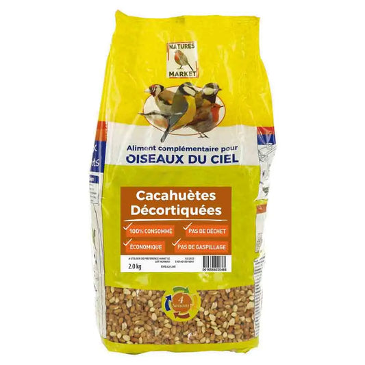 CACAHUÈTES DÉCORTIQUÉES 2Kg 