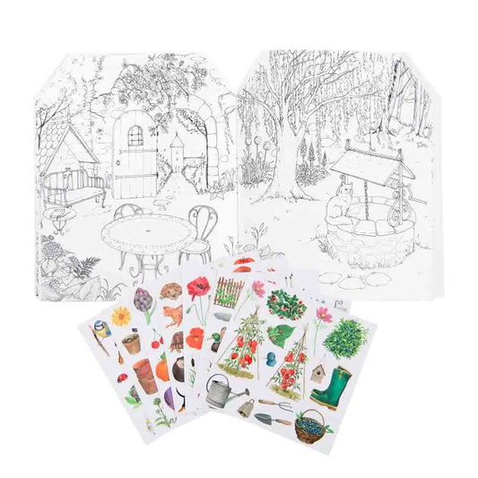 CAHIER STICKERS LE BOTANISTE LE JARDIN DU MOULIN 
