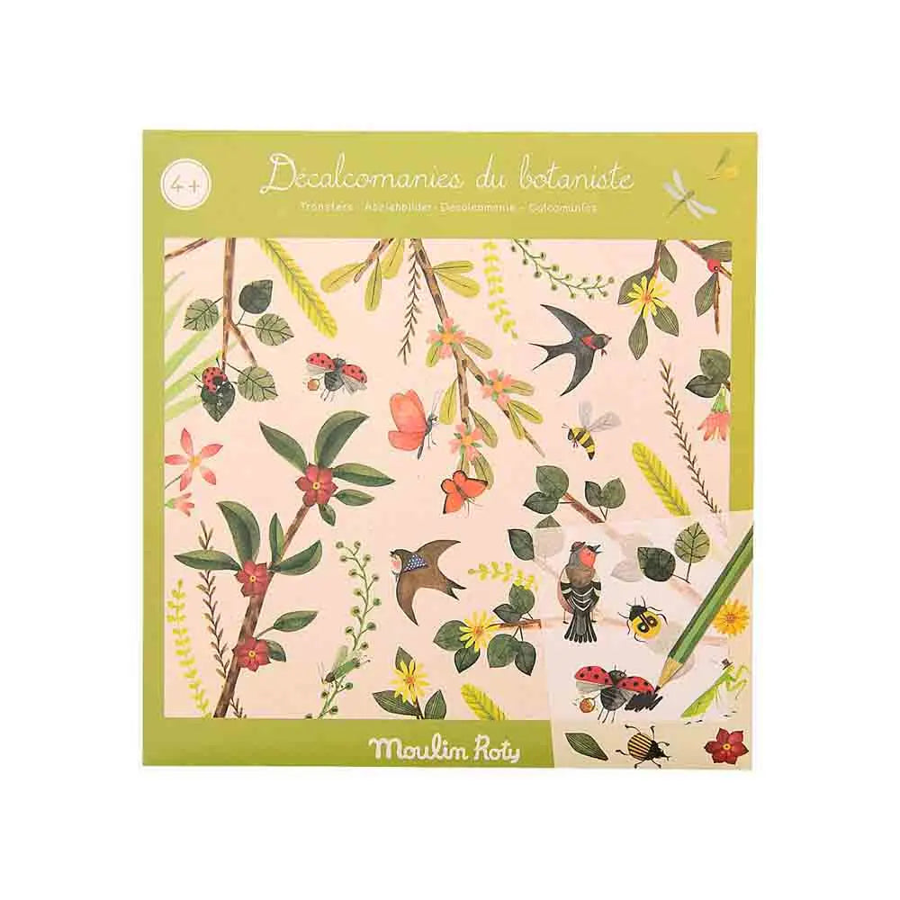 DECALCOMANIES LE BOTANISTE LE JARDIN DU MOULIN 