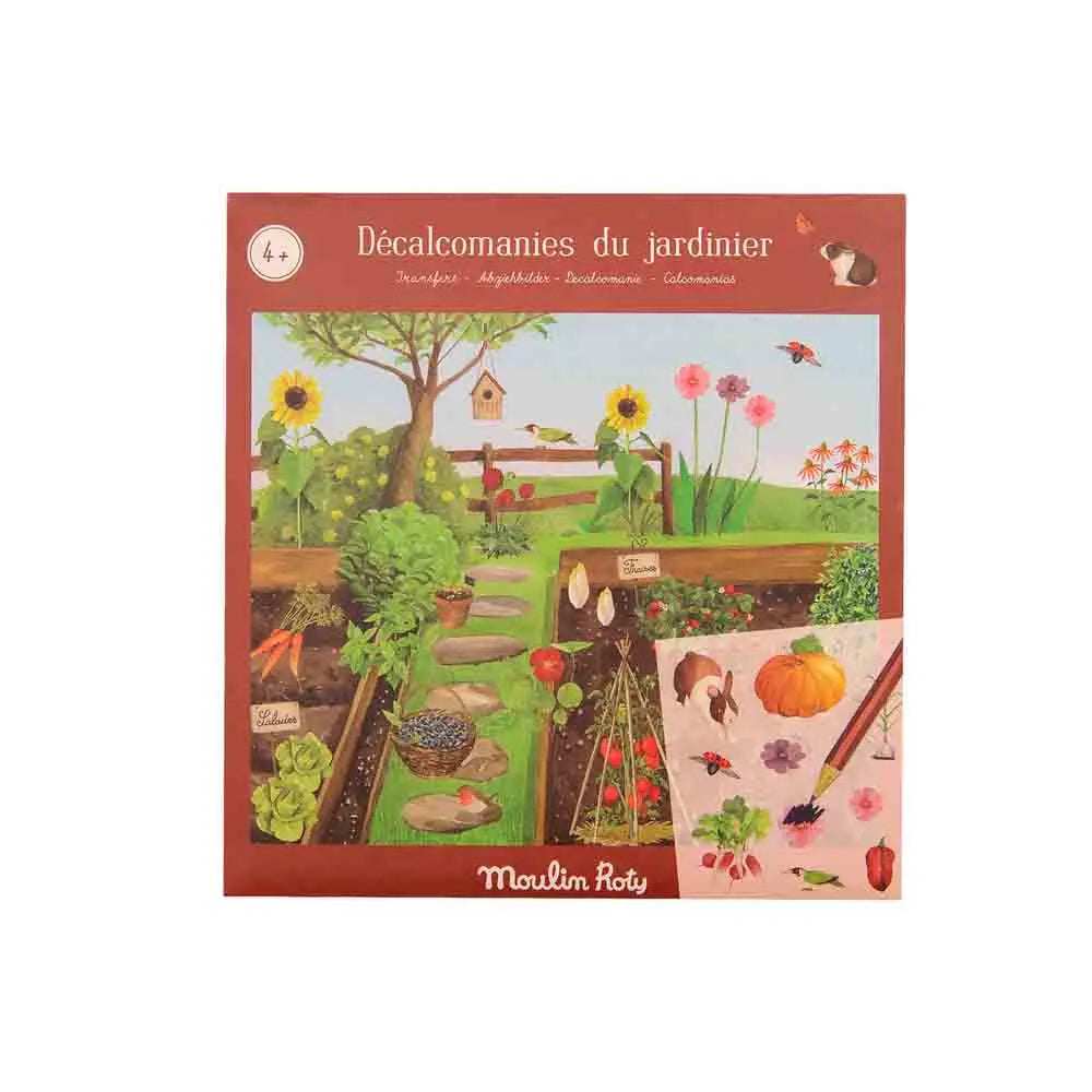 DECALCOMANIES LE JARDINIER LE JARDIN DU MOULIN 