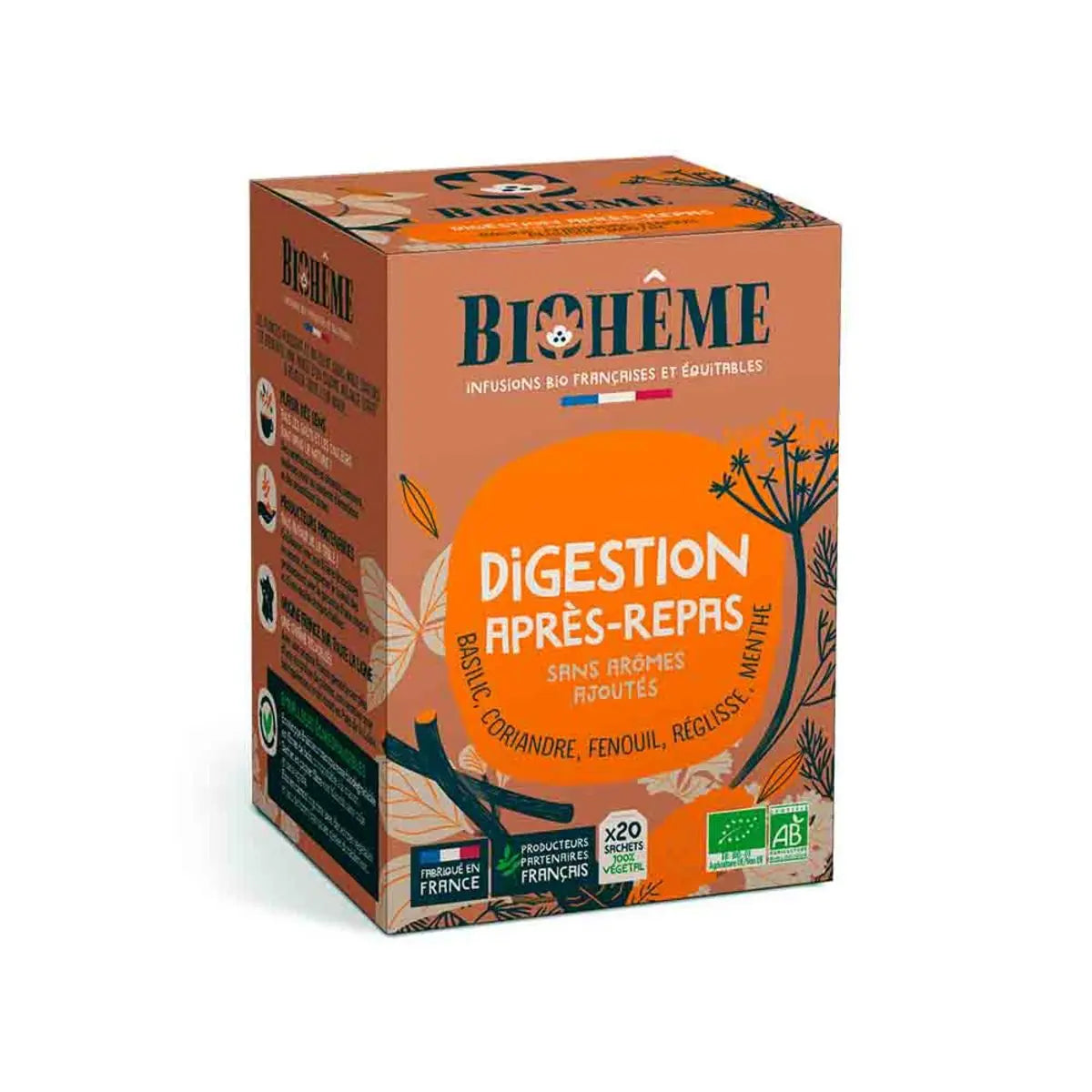 INFUSION BIOHÊME - DIGESTION APRES-REPAS 