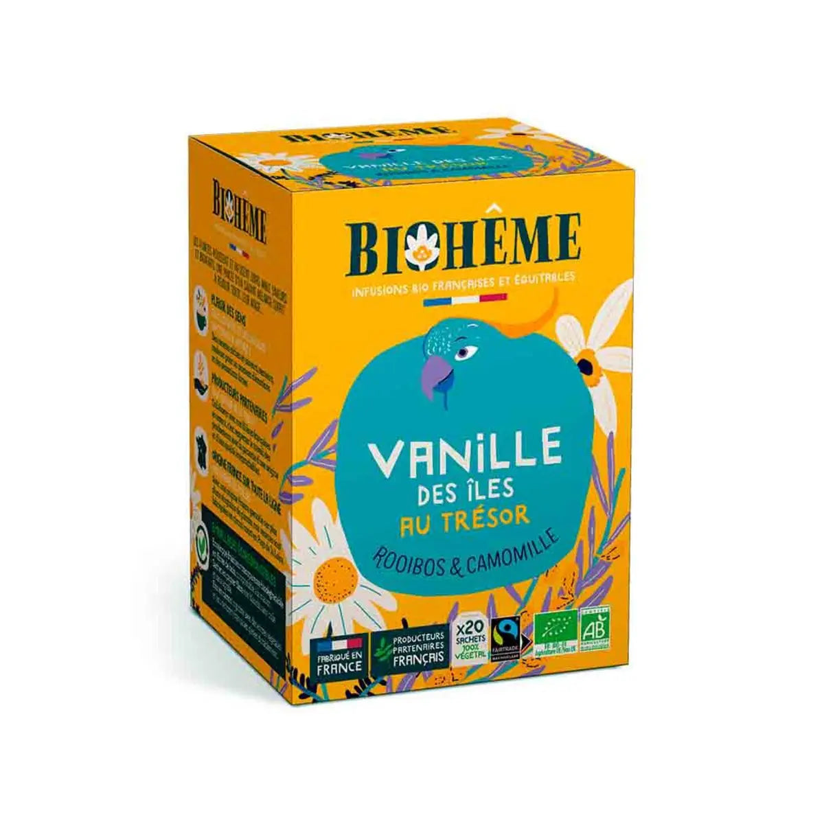 INFUSION BIOHÊME - VANILLE DES ÎLES AU TRÉSOR 