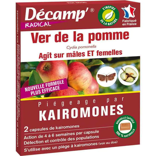 KAIROMONES CONTRE LE VER DE LA POMME 