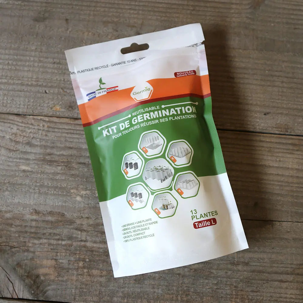 KIT DE GERMINATION 13 MOTTES GROSSES GRAINES 