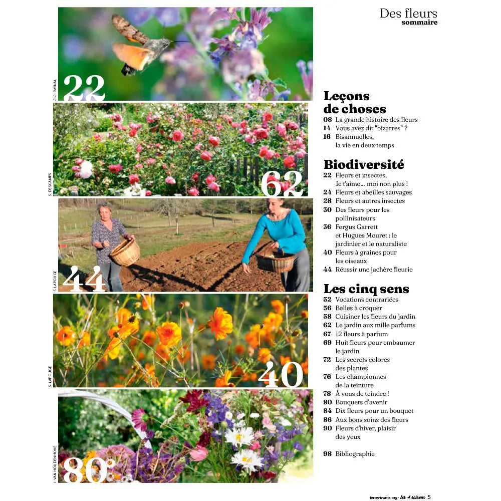 MAGAZINE 4 SAISONS HS n°39 - FLEURS : BELLES MAIS PAS QUE... 