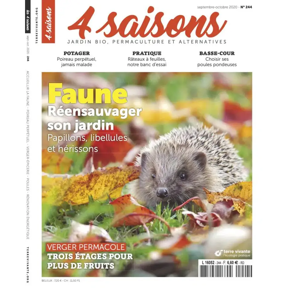 MAGAZINE 4 SAISONS - n244 FAUNE, REENSAUVAGER SON JARDIN 