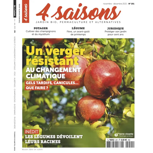 MAGAZINE 4 SAISONS - n251 UN VERGER RESISTANT AU CHANGEMENT CLIMATIQUE 