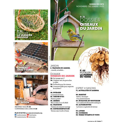 MAGAZINE 4 SAISONS - n°275 NOS AMIS LES OISEAUX 