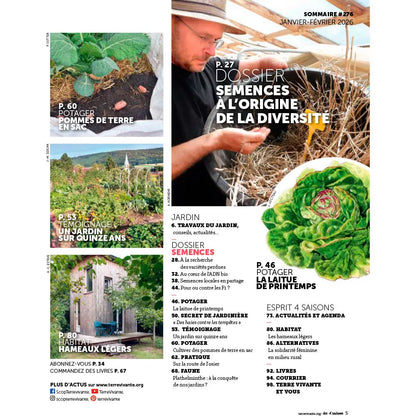 MAGAZINE 4 SAISONS n°276 - À L'ORIGINE DE LA DIVERSITÉ - La Ferme de Sainte Marthe