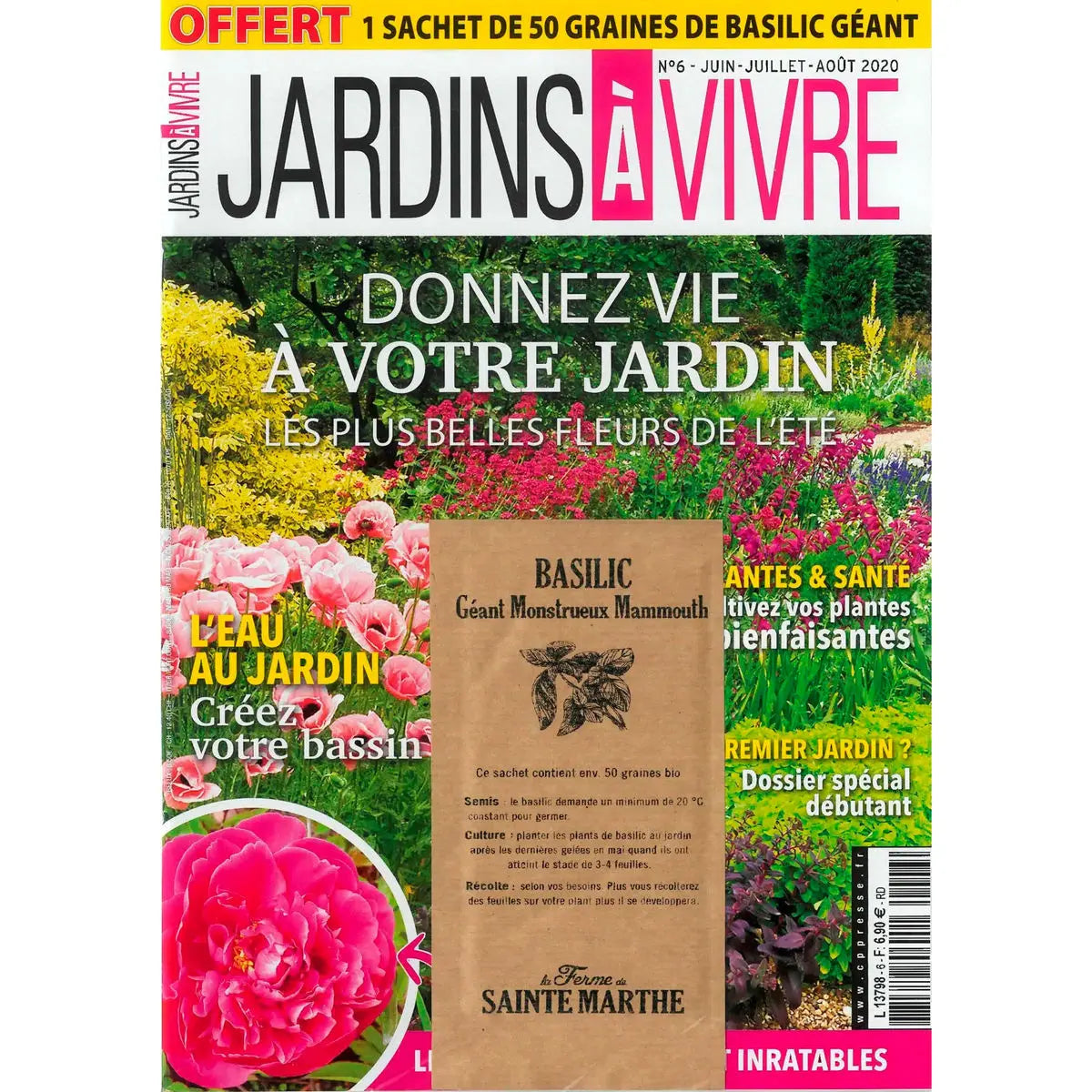 MAGAZINE JARDINS A VIVRE n6 DONNEZ VIE A VOTRE JARDIN LES PLUS BELLES FLEURS DE L´ETE 