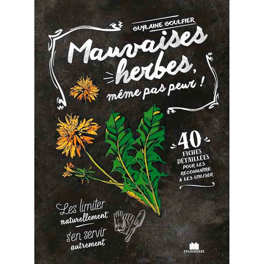 MAUVAISES HERBES, MÊME PAS PEUR ! - 40 FICHES DETAILLÉES POUR LES RECONNAÎTRE ET LES UTILISER 