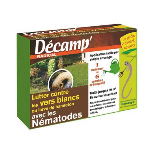 NEMATODES CONTRE LES VERS BLANCS ou MOUCHES DES TERREAUX 