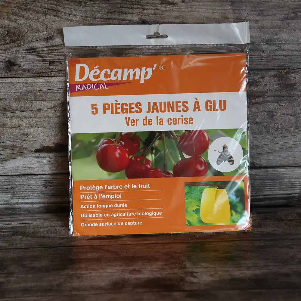 PIEGE CHROMATIQUE XXL ENGLUE JAUNE : CONTRE LE VER DE LA CERISE 
