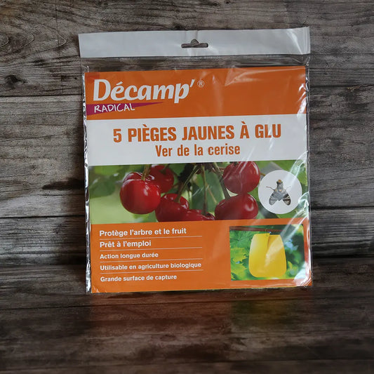 PIEGE CHROMATIQUE XXL ENGLUE JAUNE : CONTRE LE VER DE LA CERISE 