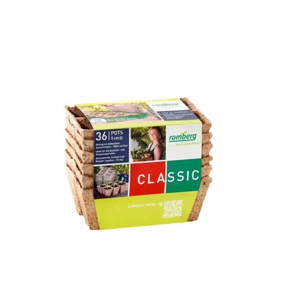 PLAQUE DE POTS COCO CARRE x 36 