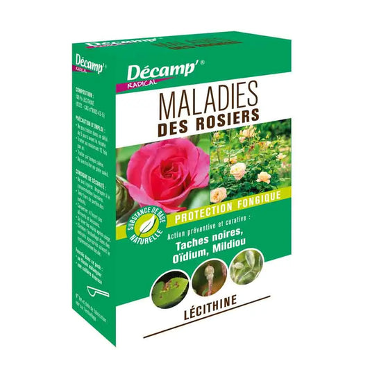 TRAITEMENT MALADIES ROSIERS (TACHES NOIRES, MILDIOU, OIDIUM) 
